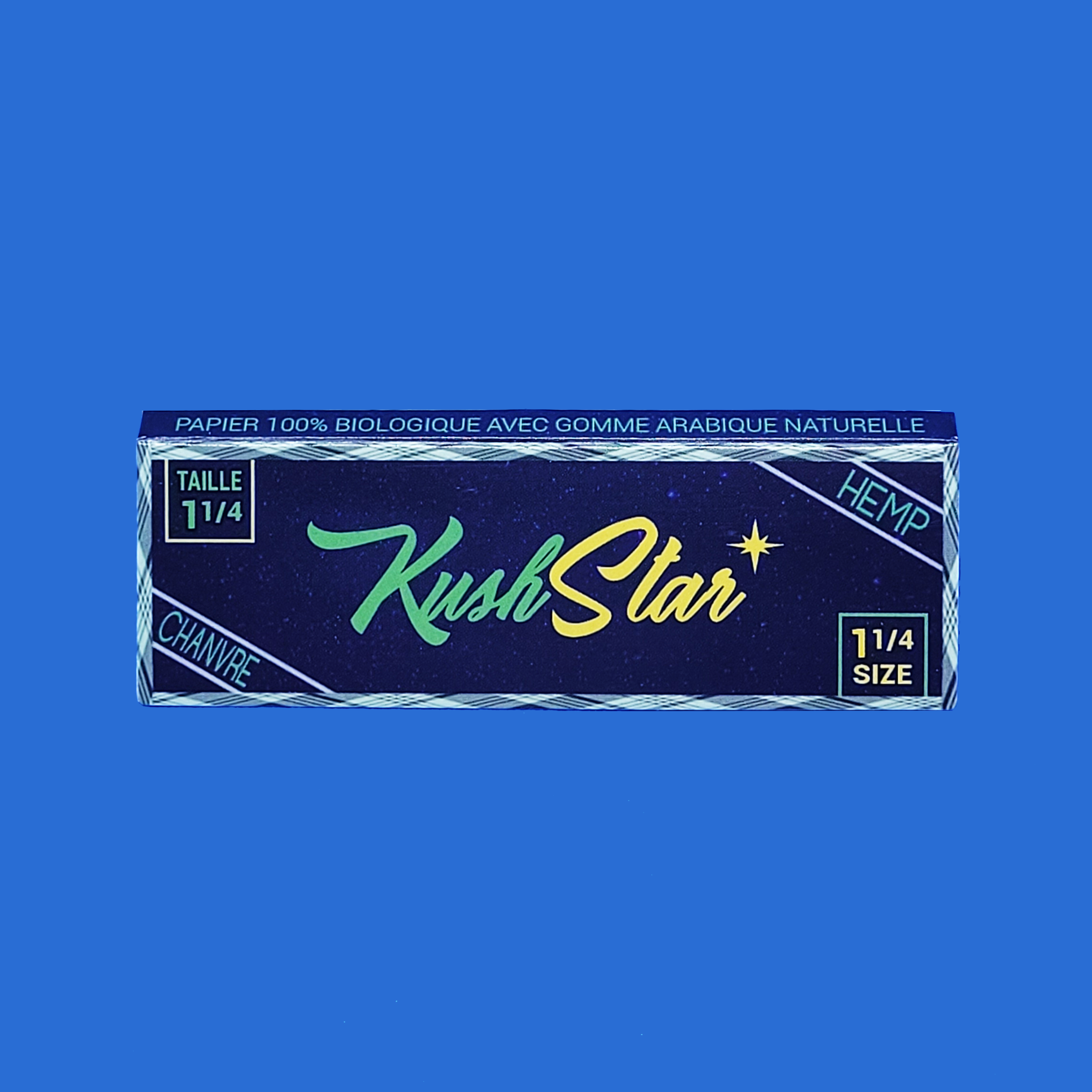 1 1/4 Size Rolling Paper & Natural Perforated Tips - Thin Organic Hemp  Paper - 24 Booklets Box - KushStar - Out of this World Rolling Paper