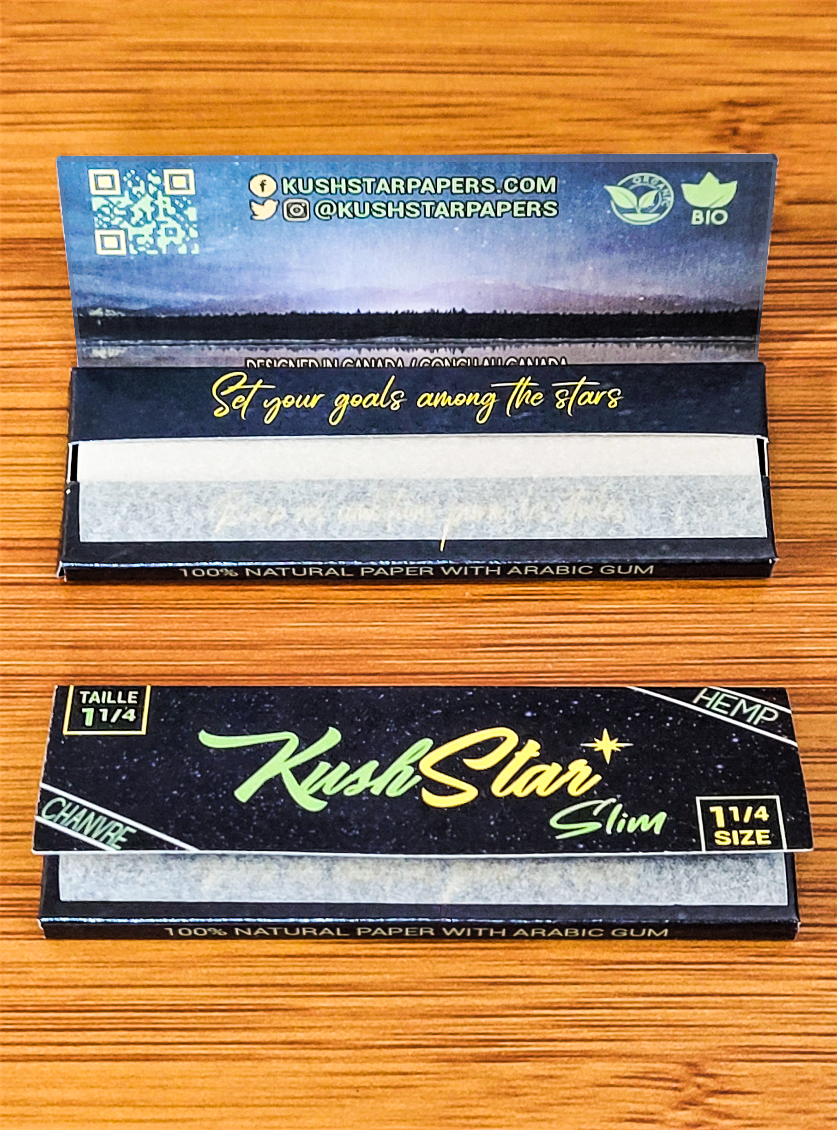 Rolling Paper Collection Pack - Thin Organic Hemp Paper - 8 Pieces 